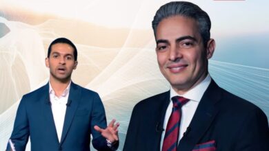 نقيب الإعلاميين طارق سعده والإعلامي هاني حتحوت